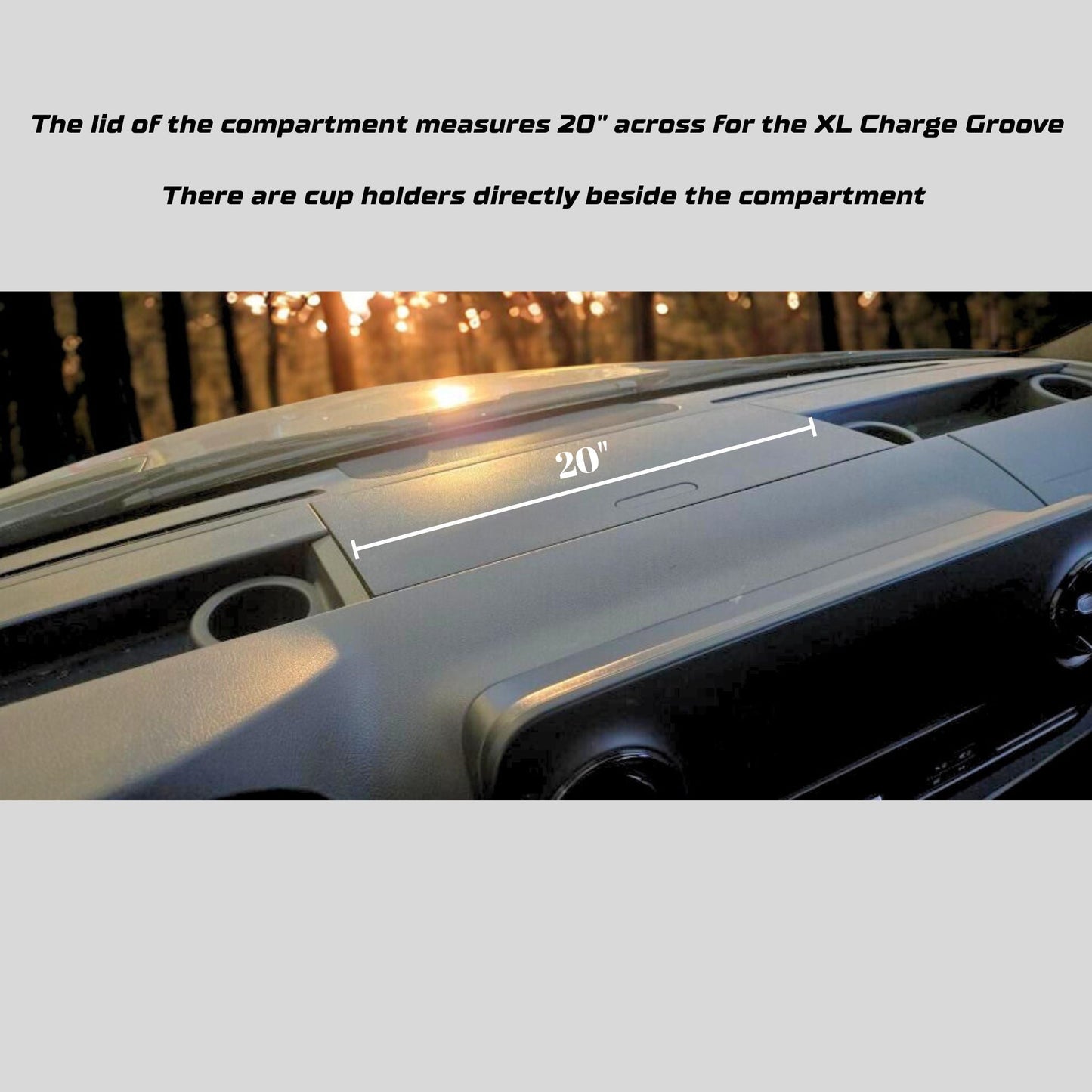 Charge Groove - Mercedes Sprinter Console Cable Organizer