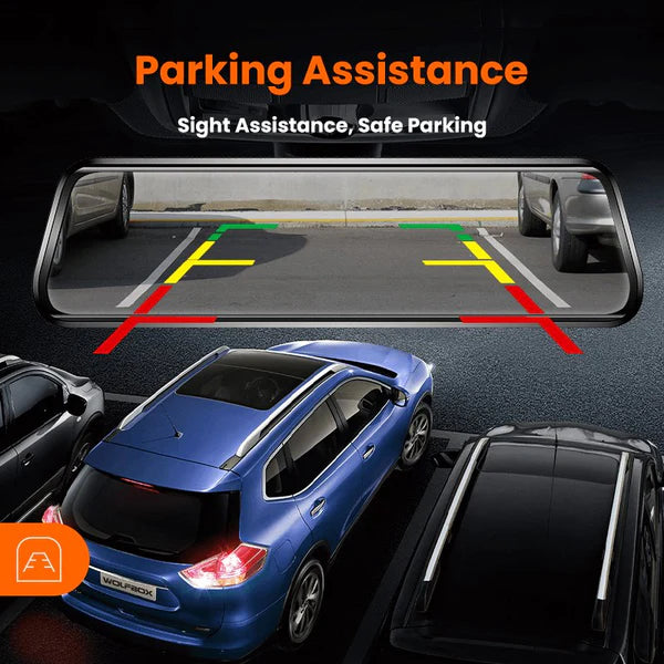 WOLFBOX G900 Pro Touch Screen Dash Cam Smart Mirror