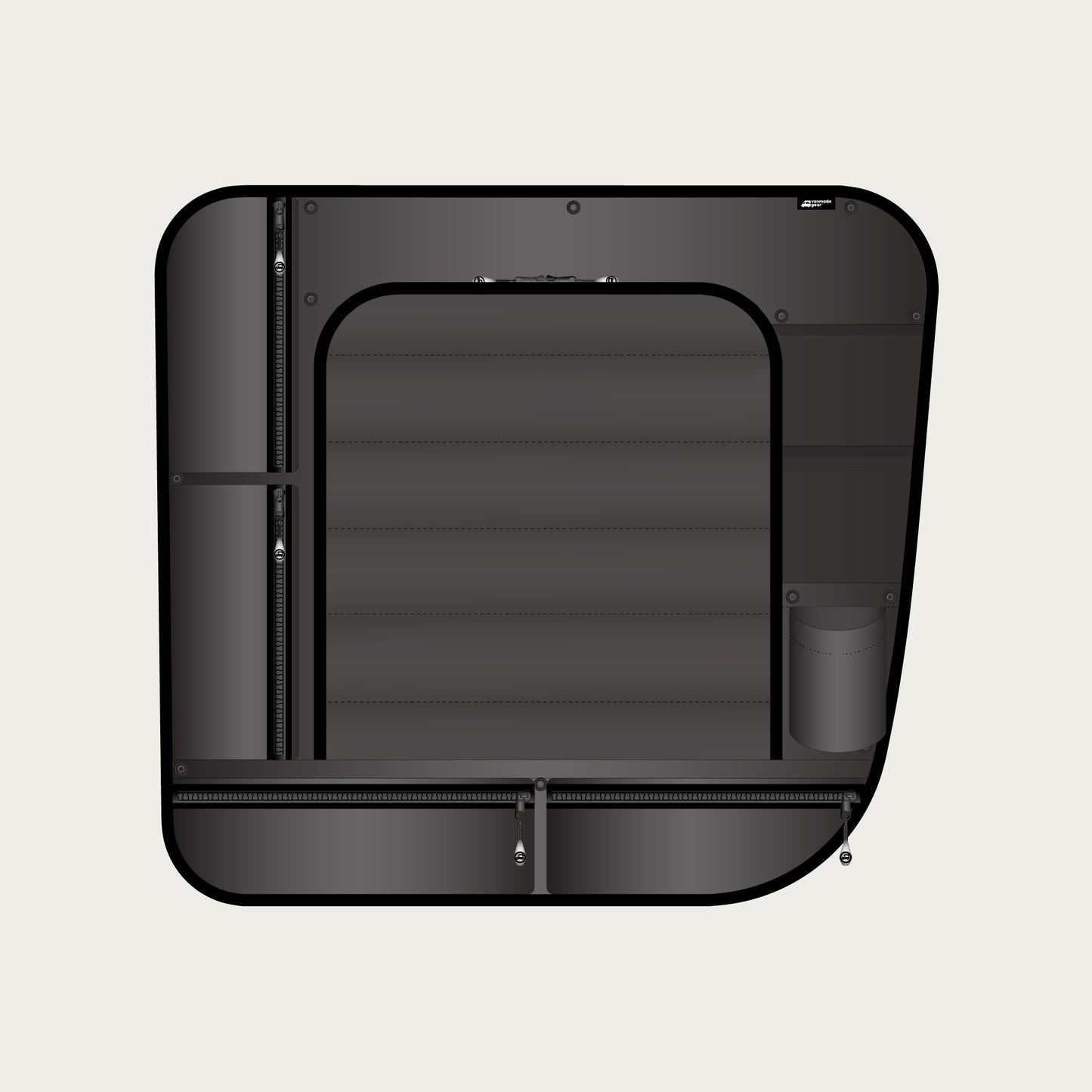 Revel - Dinette Zipper Shade with Organizer